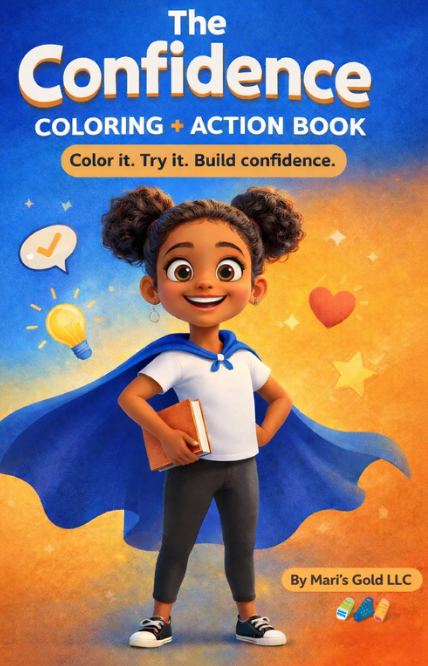 Confidence Coloring and Action Book