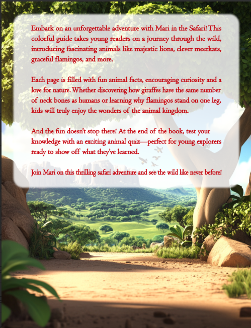 Mari in the Safari (Autographed Copy)